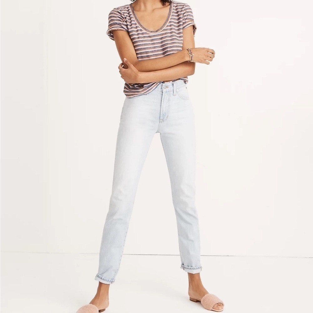 Madewell perfect vintage jeans Fitzgerald light wash